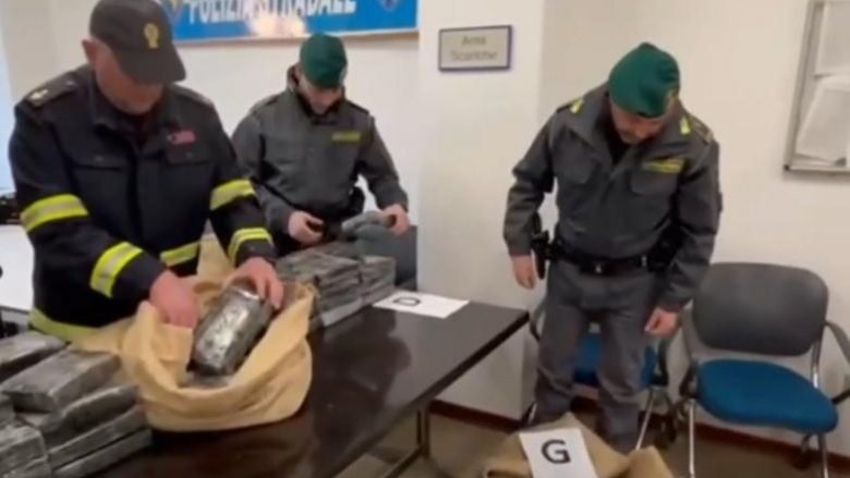 Shqiptari në Itali kapet me 220 kg kokainë, vlera marramëndëse që do kishte në treg