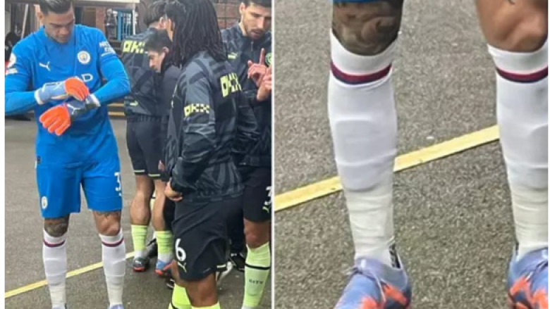 Klubi ka miliona, por Ederson i mori një palë çorape hua te Crystal Palace pasi të tij ishin të ngjashme me ekipin vendas