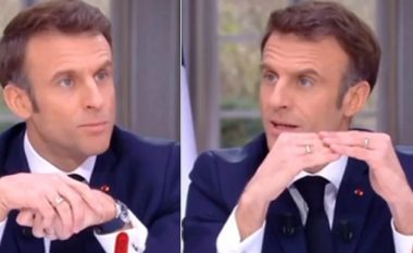 Macron hoqi orën e shtrenjtë në mes të emisionit teksa fliste për pagat minimale