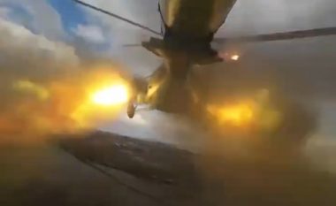 Komandanti ukrainas publikon pamje të njësive të helikopterëve në aksione luftarake kundër rusëve
