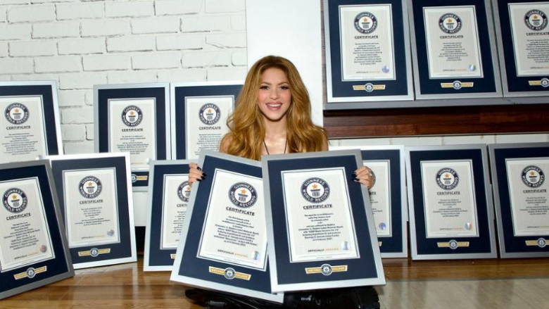 Shakira thyen 14 rekorde botërore Guinness me këngën që ia dedikoi Gerard Piques pas ndarjes