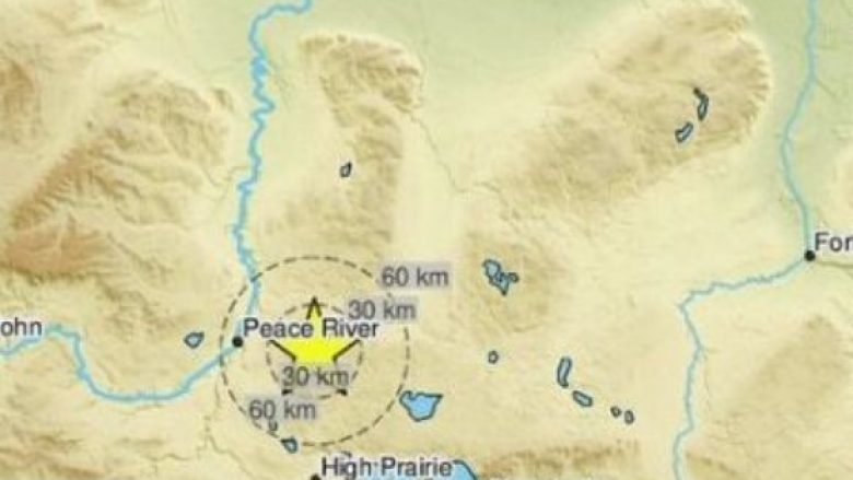Tri tërmete të njëpasnjëshme tronditin Kanadanë