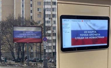 '23 mars... Shikojini lajmet': Mesazhe misterioze shfaqën në rrugët e qyteteve në Rusi