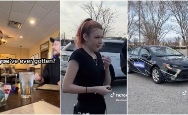 YouTuberi i famshëm MrBeast i jep kamarieres një makinë në formë bakshishi