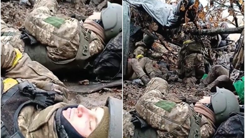 Ushtarët ukrainas bëjnë një sy gjumë në llogoret e Bakhmutit, derisa së shpejti mund të nisë kundërofensiva