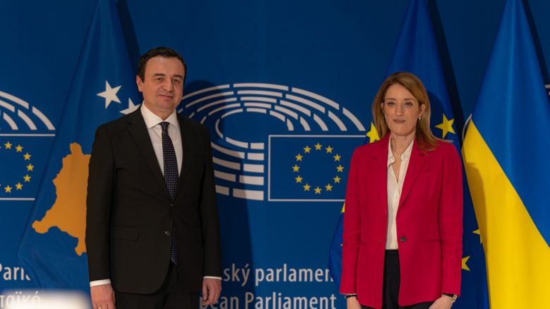 Kurti takohet me Presidenten e Parlamentit Evropian, flasin për takimin e 18 marsit në Ohër