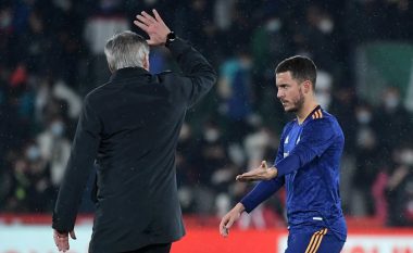 "Nuk jam këtu për t'i dhënë minuta çdo lojtari", Ancelotti ‘godet’ Hazardin