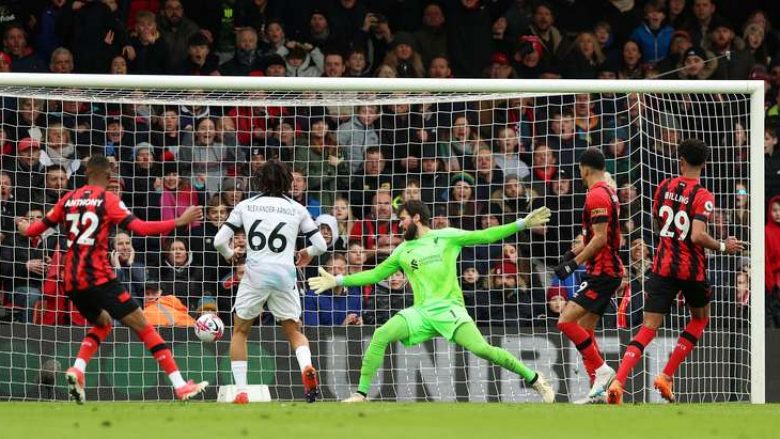 Liverpooli mposhtet nga Bournemouthi – Salah ishte fytyra tragjike e The Reds