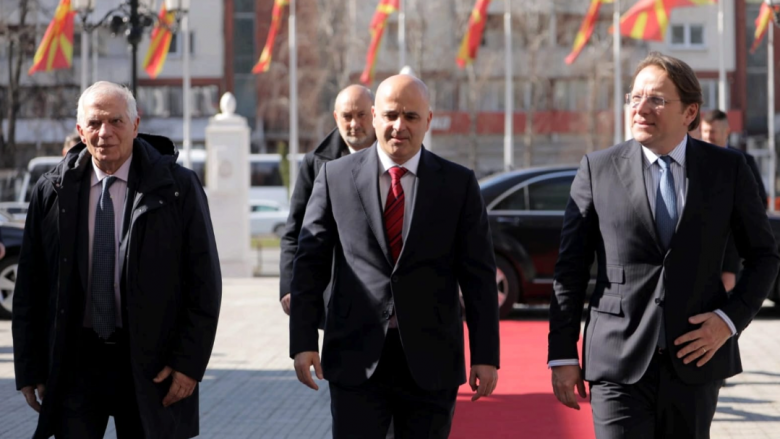 Kovaçevski priti Borellin dhe Varhelyin: Mbështetje evropiane për hapat e radhës për Maqedoninë e Veriut