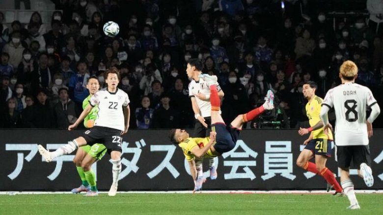 Rafael Borre hedh kandidaturën për ‘golin e vitit’, kolumbiani shtangu të gjithë me golin ndaj Japonisë