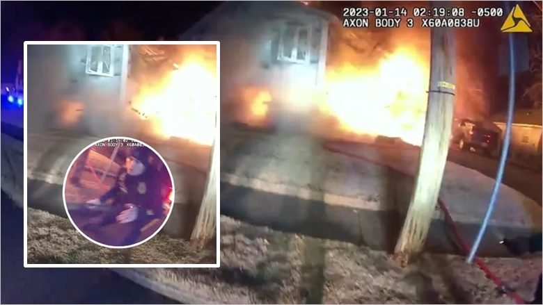 Shtëpia në New Jersey shpërtheu derisa zjarrfikësit ishin brenda – fatmirësisht ‘ata ishin në vendin e duhur’