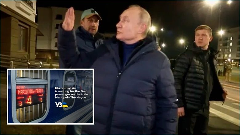 Putin vizitoi Mariupolin ‘për herë të parë dhe të fundit’, thotë një zyrtar ukrainas – një tjetër ‘ia bën gati trenin për në Hagë’