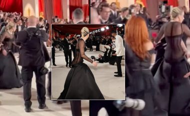 Gjest i bukur nga Lady Gaga - nxitoi për të ndihmuar fotografin që u rrëzua në tapetin e “Oscars”
