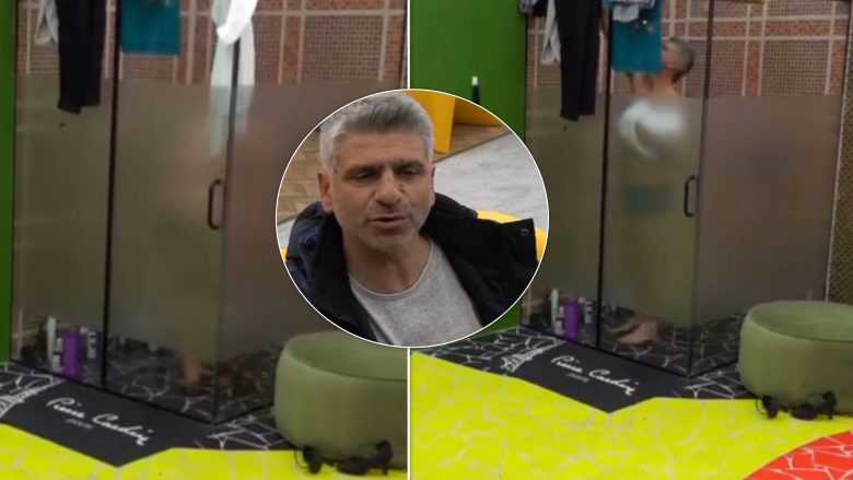 Harron kamerat, Qetsori lahet tërësisht zhveshur në Big Brother VIP Albania