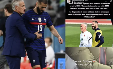 Deschamps jep versionin e tij për largimin e Benzemas nga Franca, sulmuesi e quan trajnerin gënjeshtar
