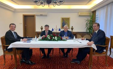 Vazhdojnë bisedimet, Kurti dhe Vuçiq i rikthehen takimit në Ohër