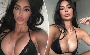 Kim Kardashian provokon fansat me disa ‘selfie’ atraktive në bikini