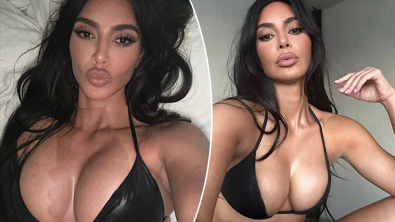 Kim Kardashian provokon fansat me disa ‘selfie’ atraktive në bikini