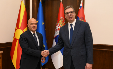 Kovaçevski – Vuçiq: Miqësia dhe partneriteti mes Maqedonisë së Veriut dhe Serbisë po thellohet