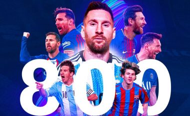 Messi arrin shifrën e 800 golave si profesionist