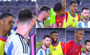 Lojtarët e Panamasë presin në radhë për fotografi dhe autografe nga Messi, pamjet bëhen virale