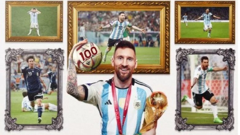Messi kalon shifrën e 100 golave me Argjentinën pas het-trikut të fundit