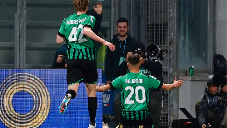 Nedim Bajrami shumë i lumtur që shënoi gol në fitoren e Sassuolos