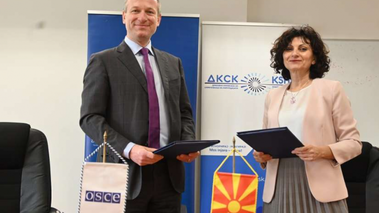 Misioni i OSBE-së në Shkup memorandum bashkëpunimi me Komisionin Shtetëror për Parandalimin e Korrupsionit