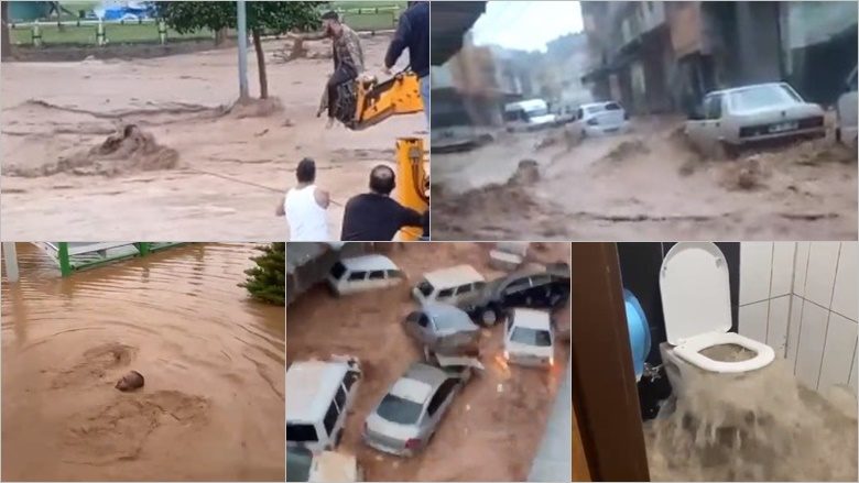 Disa të vdekur dhe të tjerë të zhdukur – pas tërmeteve shkatërruese, Turqia juglindore goditet nga përmbytje të mëdha