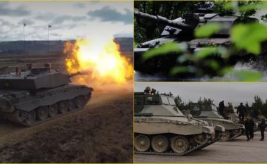 “Gati për t'u vendosur në vijën e frontit”: Trupat ukrainase përfundojnë stërvitjen me tanket britanike Challenger