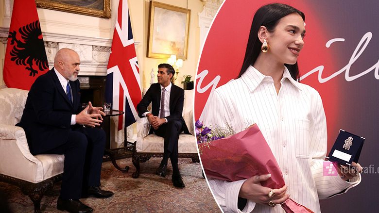 Edi Rama në takim me kryeministrin britanik thotë se shqiptarët nuk janë kriminelë si në filmin “Taken”, merr shembull Dua Lipën