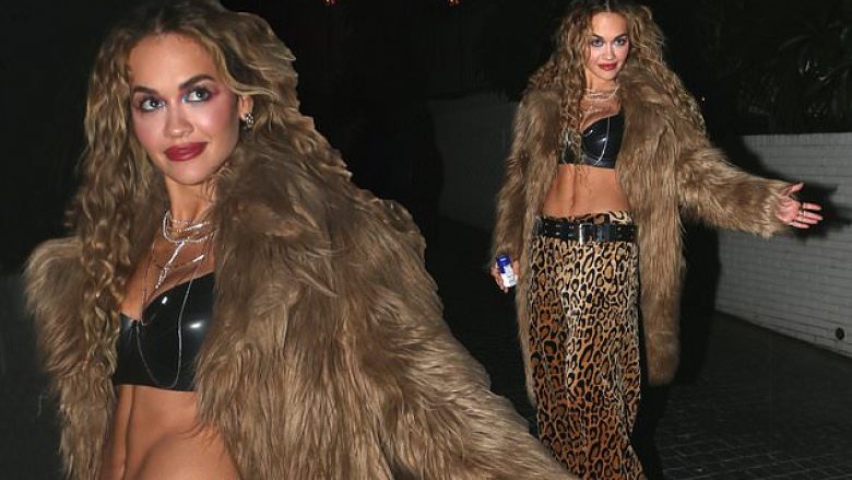 Rita Ora duket tërheqëse ndërsa shijon një natë jashtë në Los Angeles