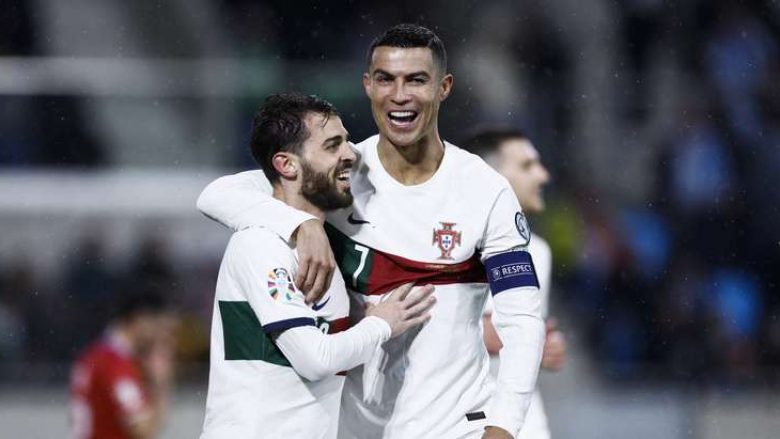 Ronaldo me bashkëlojtarë shpartallojnë Luksemburgun