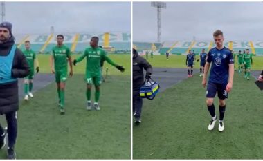 Sirenat e sulmit ajror ndërpresin ndeshjen në Ukrainë: Ylli shqiptar dhe lojtarët e tjerë u larguan nga stadiumi