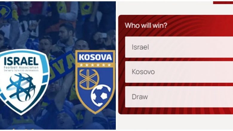 Sondazhi nga UEFA: Garë e ngushtë se kush do të fitojë mes Izraelit dhe Kosovës