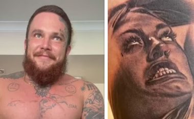 Australiani bëri tatuazh një fotografi të gruas së tij e cila nuk kishte dalë më së miri, ja si reagoi