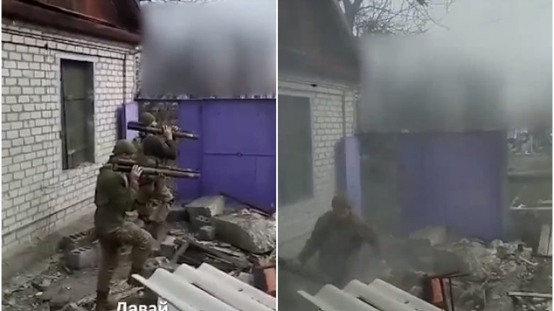 Ushtarët ukrainas ‘përshëndesin’ trupat e Wagnerit në Bakhmut, i godasin me armët RPG