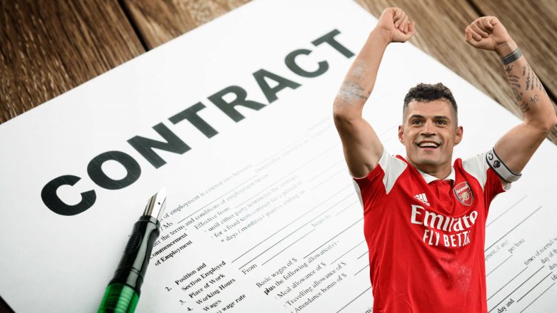 Granit Xhaka po nënshkruan marrëveshje të re me Arsenalin – por sa fiton ai aktualisht