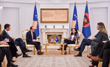 Në takim me delegacionin e Këshillit Atlantik, Osmani: Kosova mbetet e angazhuar për paqe të qëndrueshme