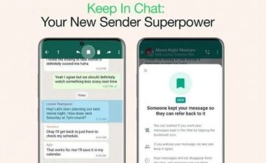 WhatsApp mundëson shpëtimin e mesazheve që zhduken
