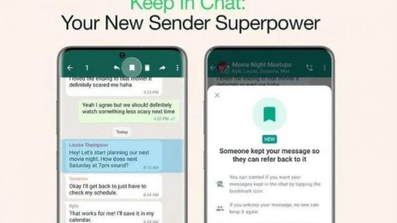 WhatsApp mundëson shpëtimin e mesazheve që zhduken