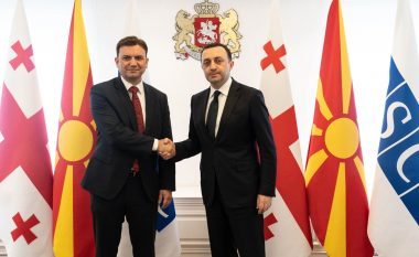 Osmani – Garibashvili: Presidenca me OSBE-në është e angazhuar në mënyrë aktive në mbështetjen e njerëzve në rajonet e konfliktit