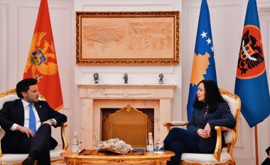 Osmani në takimin me Abazoviqin: Presim mbështetjen e Malit të Zi në forcimin e subjektivitetit ndërkombëtar