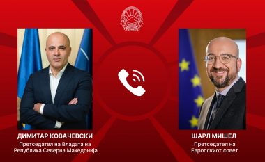 Kovaçevski – Michel: BE mbështet fuqishëm Maqedoninë e Veriut në rrugën drejt integrimit evropian