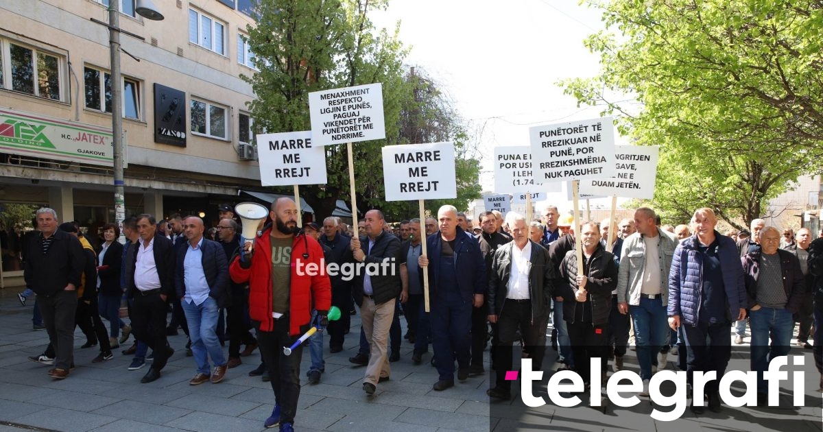 Protestojnë Punëtorët E KEK-ut, Kërkojnë Rritje Të Pagave - Telegrafi ...