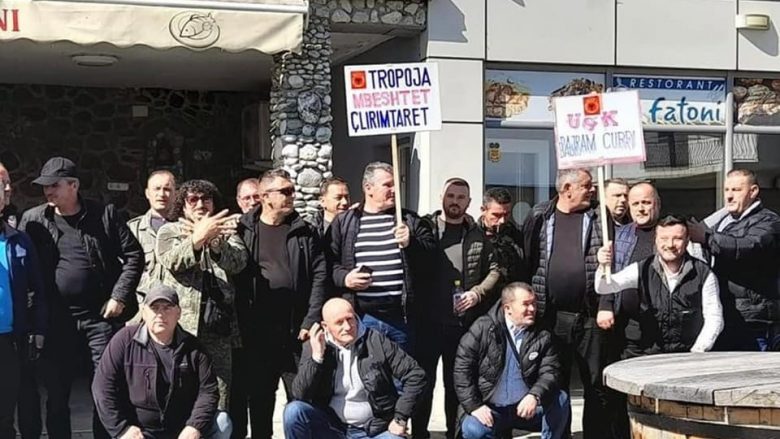 Edhe qytetarë nga Shqipëria marrin pjesë në marshin në mbështeje të UÇK-së
