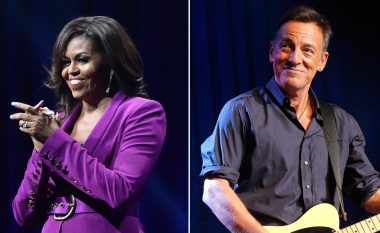 Michelle Obama i bashkohet Bruce Springsteen në skenë gjatë koncertit në Barcelonë