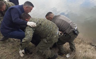 FSK-ja publikon pamjet e operacionit në Liqenin e Badovcit, ku u gjet i pajetë një person