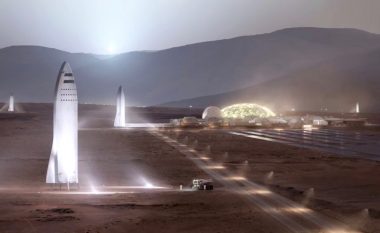 Si do të duket kolonizimi i Marsit gjatë viteve të ardhshëm, sipas animacionit të SpaceX – disa anije kozmike e një bazë e tërë e njerëzve atje