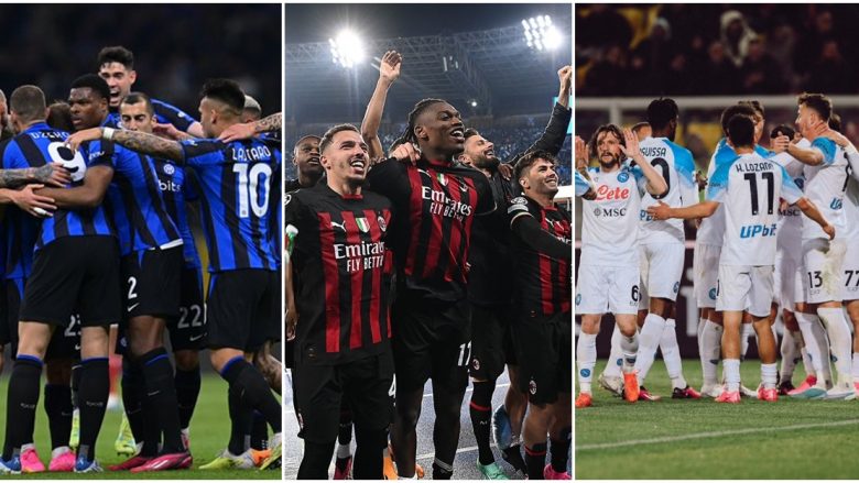 Interi, Milani dhe Napoli ngjiten në renditjen e UEFA-s pas rezultateve të fundit evropiane